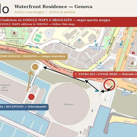 Waterfront - 1br - Terrace - Parking - Tilo * Gênes